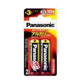 パナソニック アルカリ乾電池単3形2本パック LR6XJ/2B